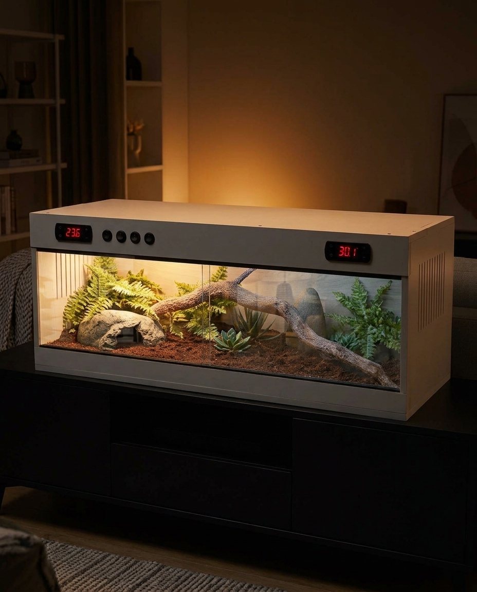 Terrarium 100 cm aménagé en lumière douce