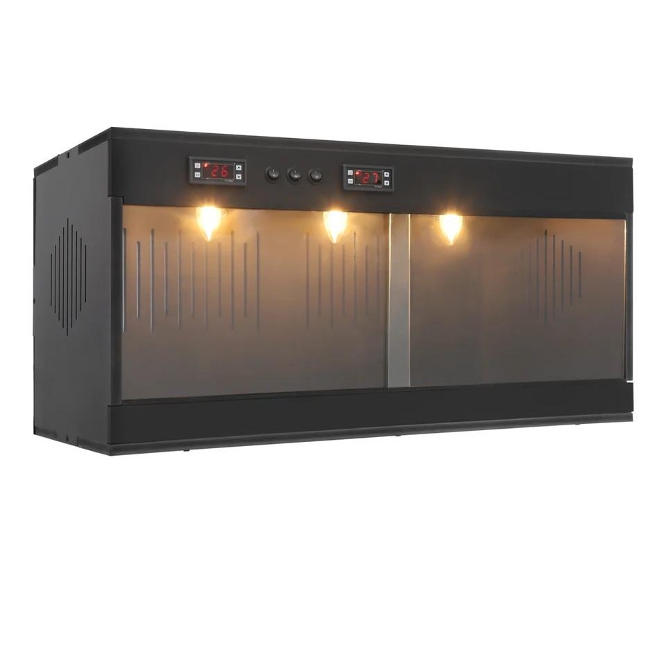 Terrarium PVC coloris noir